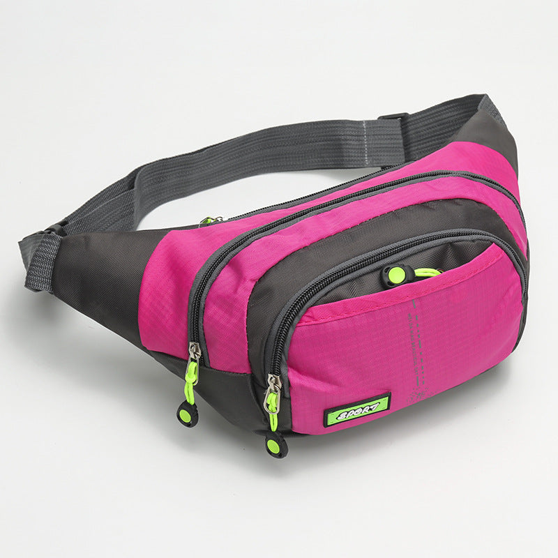 Wholesale Outdoor mountaineering multifunctional men's and women's running waist bag leisure travel waterproof crossbody chest bag